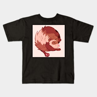 Ferret Circle Kids T-Shirt